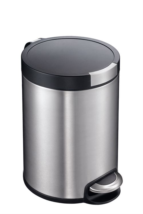 Poubelle artistic step bin 5l inox mat, eko