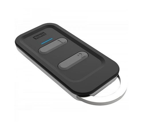Télécommande porte clé - 2 canaux - Noir