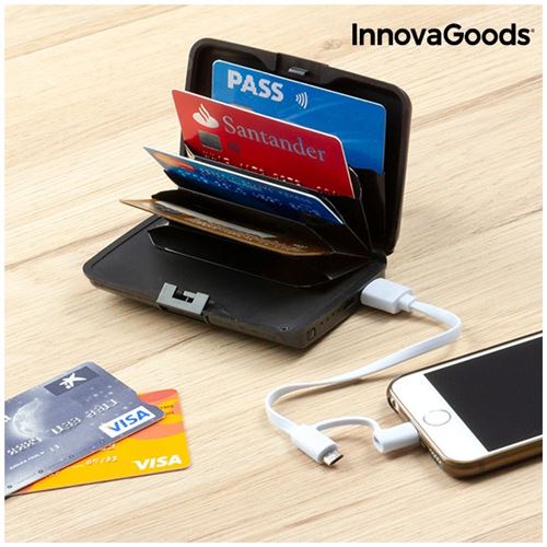 Porte-Cartes de Sécurité et Power Bank InnovaGoods