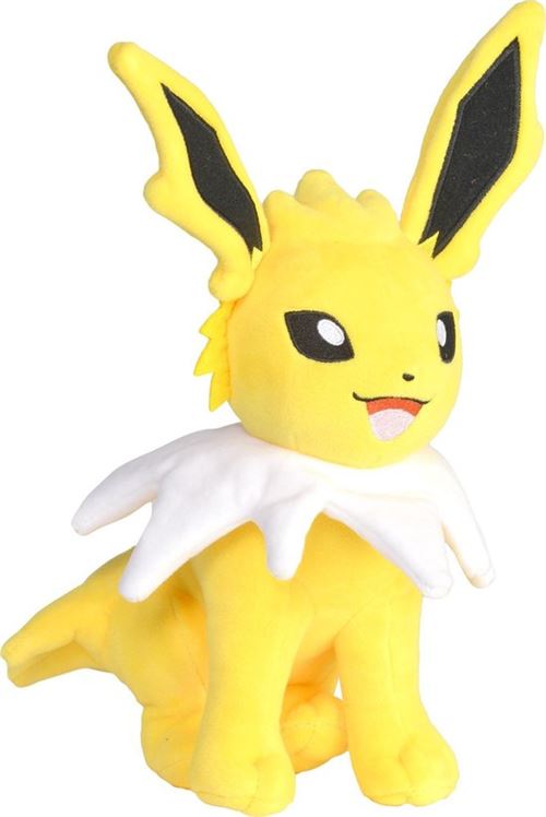 Pokémon peluche Jolteon junior 24 cm en peluche jaune/blanc