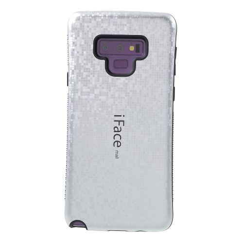 Coque en TPU motif mosaïque hybride gris pour votre Samsung Galaxy Note9 N960
