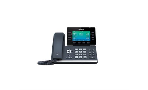 Yealink SIP-T54W téléphone fixe Noir Combiné filaire LCD 10 lignes Wifi
