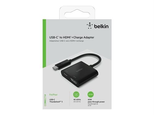 Belkin Adaptateur USB-C avec 1x HDMI 4K, 1x VGA et RJ45 pas cher -  HardWare.fr