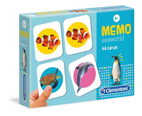 Clementoni jeu de mémoire waterworld junior 48-part
