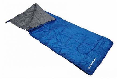 Dunlop sac de couchage 190 x 75 cm bleu