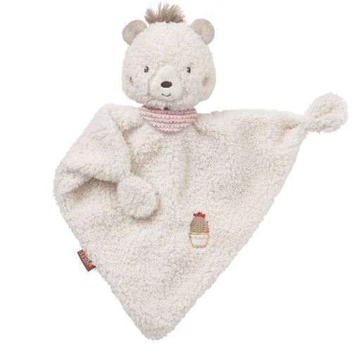 Fehn couverture câline ours Pérou 27 cm beige