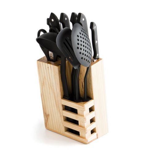 Ensemble de couteaux de cuisine et support Quid Anayet (12 pcs)