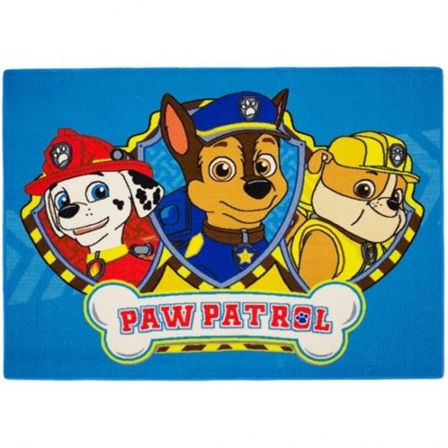 Nickelodeon PAW Tapis de patrouille bleu 95 x 133 cm