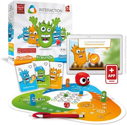 rudy games Interaction 2019 de Jeu de société interactif Amusant avec Application et Stylo à colorier, pour Enfants et Amis à partir de 8 Ans.