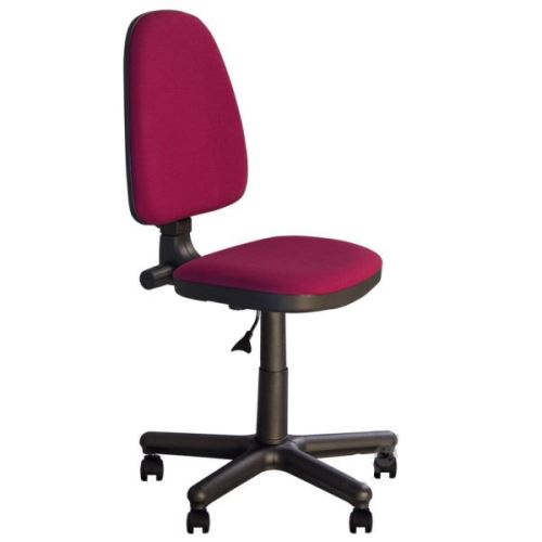 10 Sur Fauteuil Chaise De Bureau Au Dossier Inclinable Sans Accoudoirs Prestige Ii Tissu Bordeaux Achat Prix Fnac