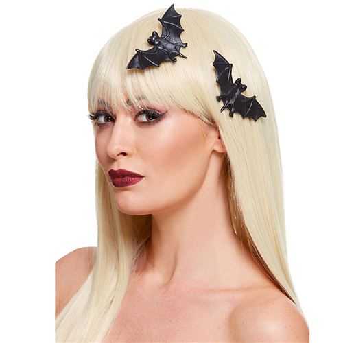 2 pinces à cheveux chauve-souris