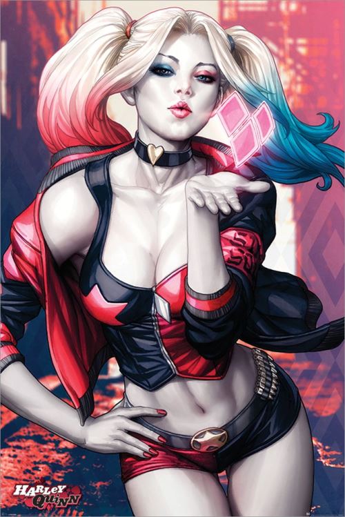 DC Comics Maxi Poster 61 x 91,5 cm Harley Quinn Kiss