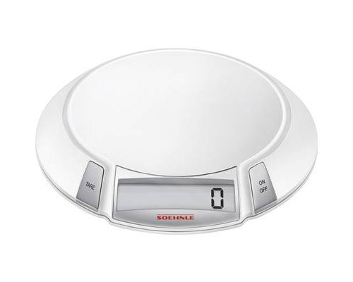 Soehnle Olympia - Balance de cuisine - blanc/argent