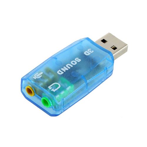 INECK® USB 2.0 Audio Adapteur Carte Son Externe A 5.1 Plug Play Virtual Sound Card