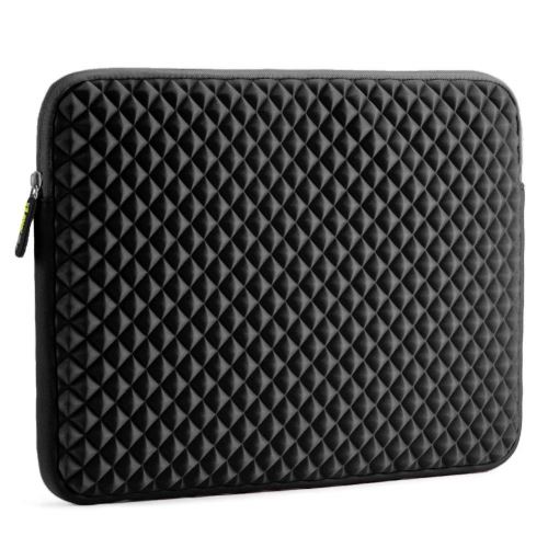 Evecase Housse Protection Horizontale en Néoprène avec Gaufrage de Diamant, Résistent à l'eau, Anti-Choc 15-15.6 Pouces pour Ordi