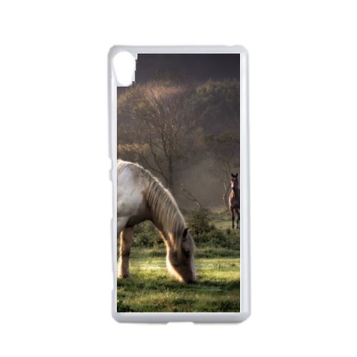 Coque Chevaux Compatible Sony Xperia Xa Transparent