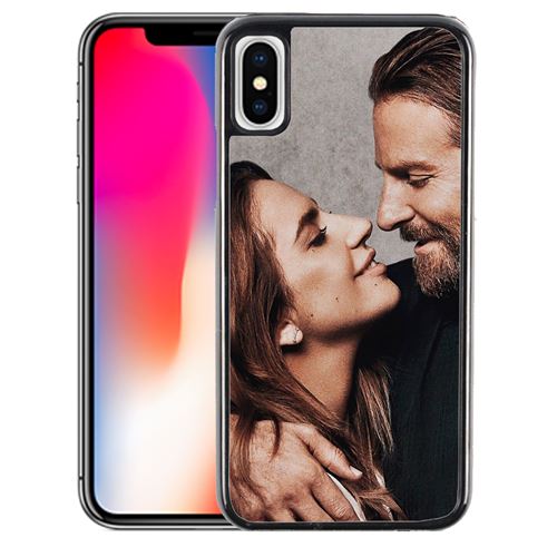 Coque pour iPhone XS lady gaga bradley cooper star is born