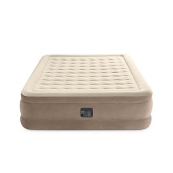 Lit gonflable électrique Intex Ultra Plush 2 Places Beige