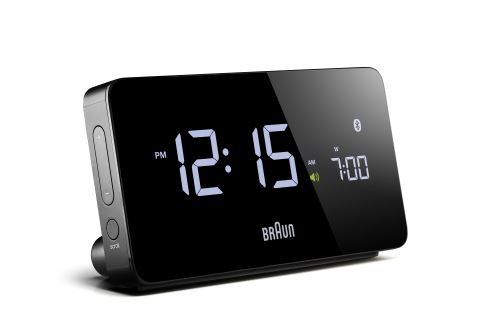 Braun - BNC020 Réveil numérique Bluetooth - Noir