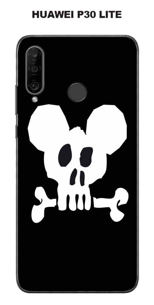 Coque Huawei P30 Lite design Mickey Skull