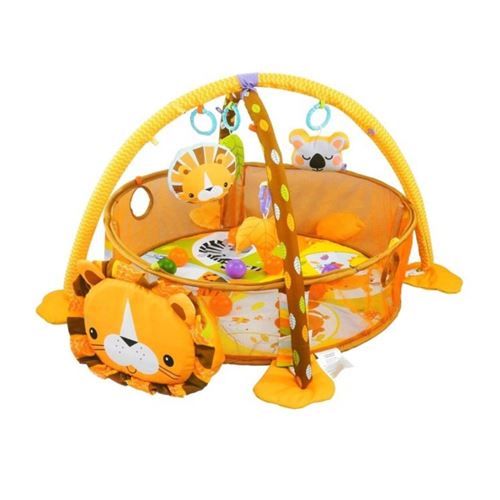 40 Sur Lion Tapis D Eveil Bebe 3 En 1 Parc Et Piscine A Balles Avec Arches Tapis D Eveil Achat Prix Fnac