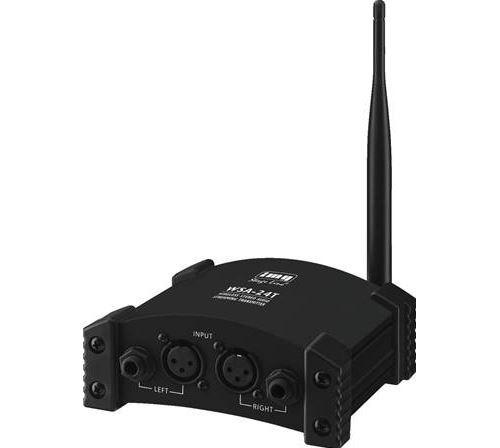 Emetteur radio stéréo 2 4 GHz Monacor WSA-24T