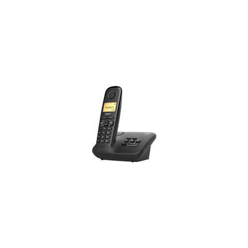 Gigaset A270A - Téléphone sans fil - système de répondeur avec ID d appelant - DECT\GAP - noir