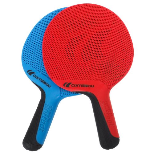 Raquette Tennis De Table Cornilleau Softbat Ultradurable Duo Rouge