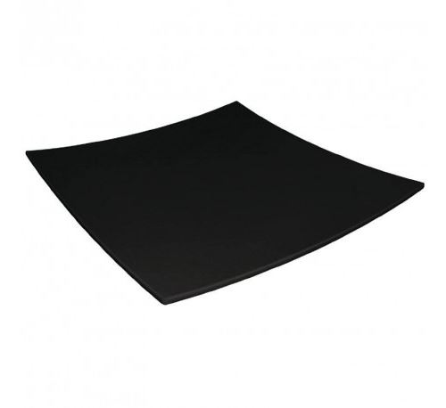 Assiette carrée incurvée en mélamine 310mm kristallon