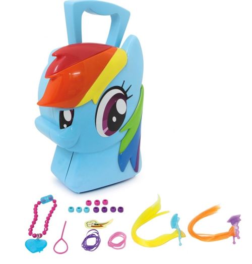 Jamara coffret à bijoux My little Pony Rainbow girls bleu 8 pièces