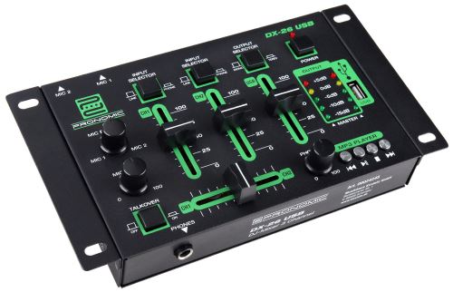 Pronomic DX-26 USB table de mixage pour DJ