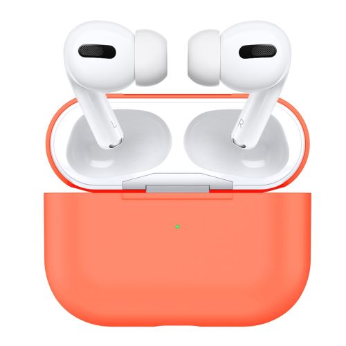 Générique Coque En Silicone Led Visible Pêche Pour Votre Apple Airpods Pro - Image 1
