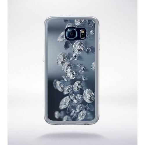 Coque Diamant Pure Compatible Samsung Galaxy S6 Transparent