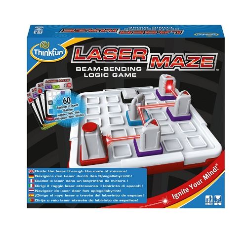 Laser maze 8-99 ans - jeu de logique 60 defis 4 niveaux