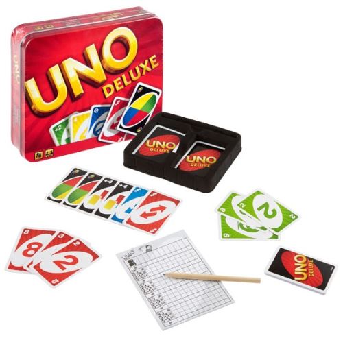 Jeu de societe - uno deluxe version francaise - jeu de carte enfant - nouvelle version