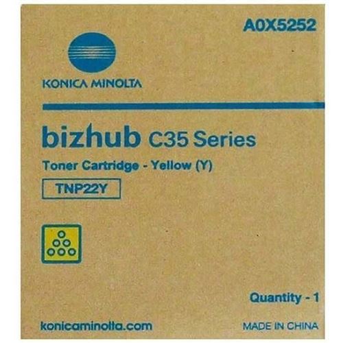 Konica Minolta TNP-22Y - jaune - originale - cartouche de toner