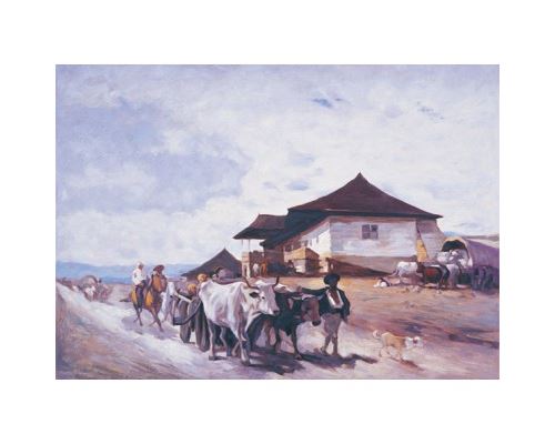 Puzzle 500 Pièces : Le Chariot à Boeufs, Art Puzzle