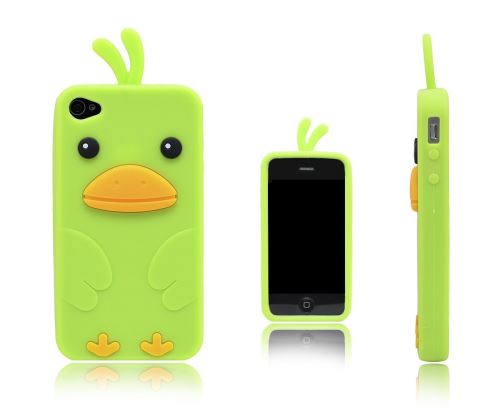XCessor oiseau chicken rubber coque de protection en silicone pour apple iPhone 4/4S