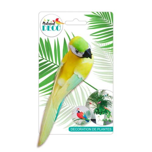 Déco Plantes – Grand Oiseau Jaune CD3820