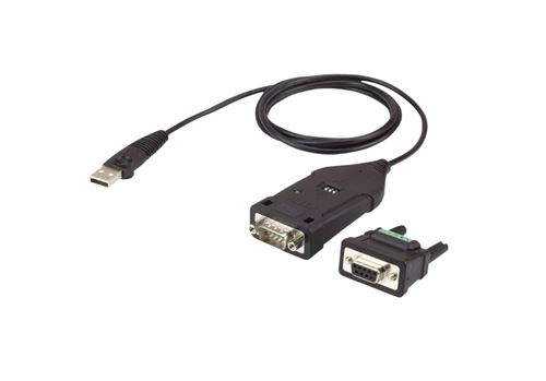 Aten UC485-AT Adaptateur USB 2.0 Usb A Mâle - Mâle Sub-d 9 broches Noir