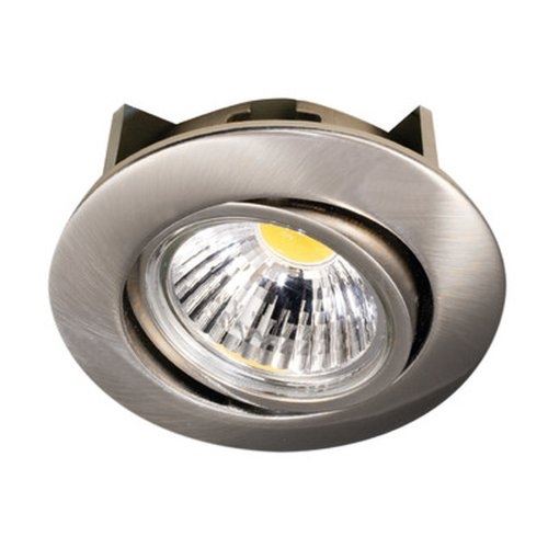 Nobile - spot encastrable led a 5068 t plat 8 w, rond, nickel brossé 1856690923