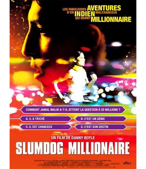Slumdog Millionaire AFFICHE CINEMA ORIGINALE