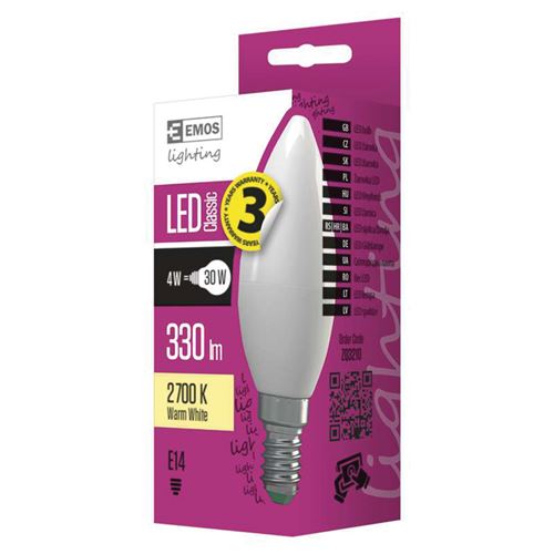 Bougie led emos 4w e14