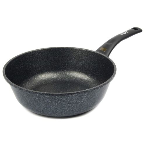 Oursson Poêle Korea Wok avec Indicateur de Chauffage, Anti-adhésive Marbre, 26 cm | Convient pour Tous Les Fours de Cuisson : gaz, électrique, Induction & céramique, KWW2622MR