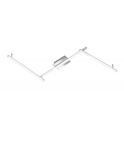 Plafonnier CLAY chrome 3 ampoules LED