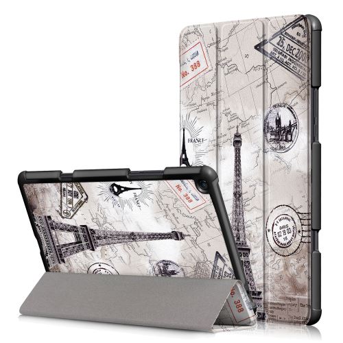 Convient pour support plat 4 Plus 10,1 pouces support en PU Manchon de protection251*156*17MMTour de fer rétro
