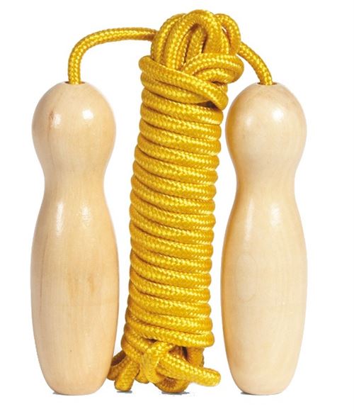 BS Toys corde à sauter 5 m jaune