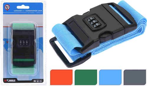 Valise ceinture avec serrure à combinaison 4 assorties