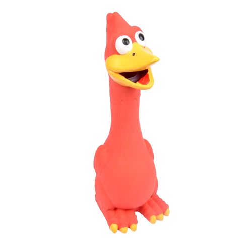 Meilleurs prix pour jouet pour chien dinosaure en latex h19cm coloris rouge