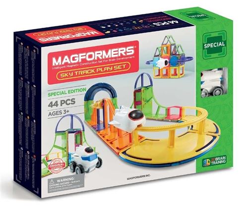 Magformers Ensemble de jeu Sky Track - 44 pièces